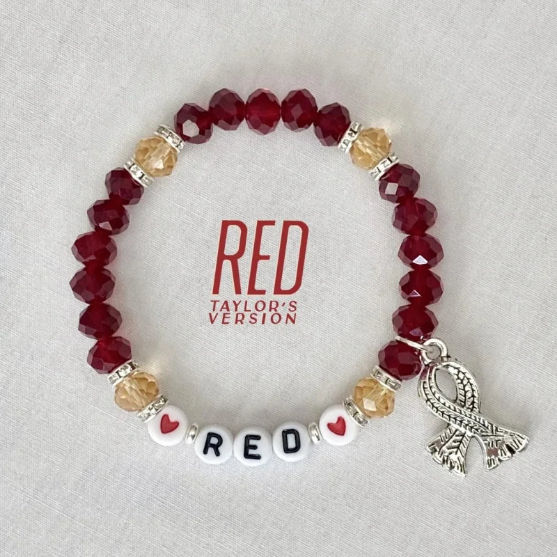 Red Friendship Bracelet Red All Too Well Taylor Inspired